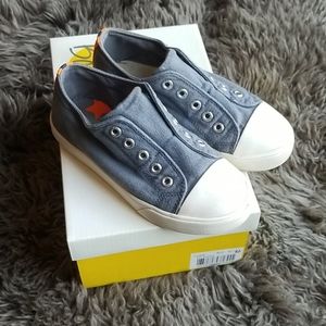 Almost new Boden laceless canvas pull-on shoes